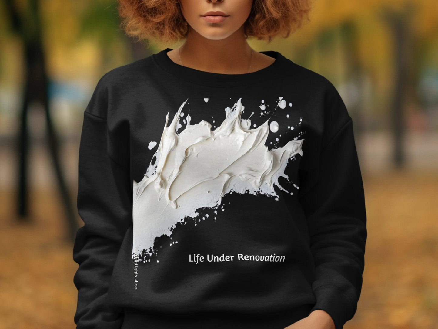 Walking Light's Motivational Collection of T-shirts, Hoodies, and Sweatshirts. "Life Under Renovation" design. - Walking Lights