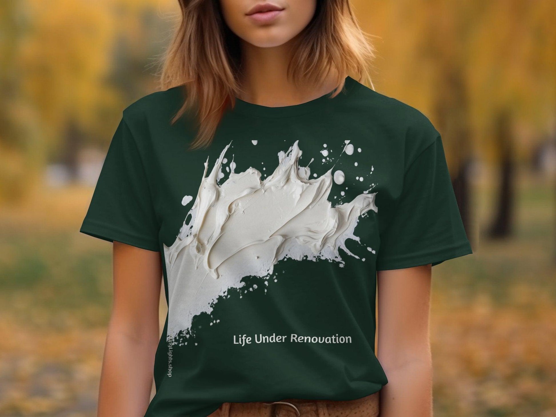 Walking Light's Motivational Collection of T-shirts, Hoodies, and Sweatshirts. "Life Under Renovation" design. - Walking Lights