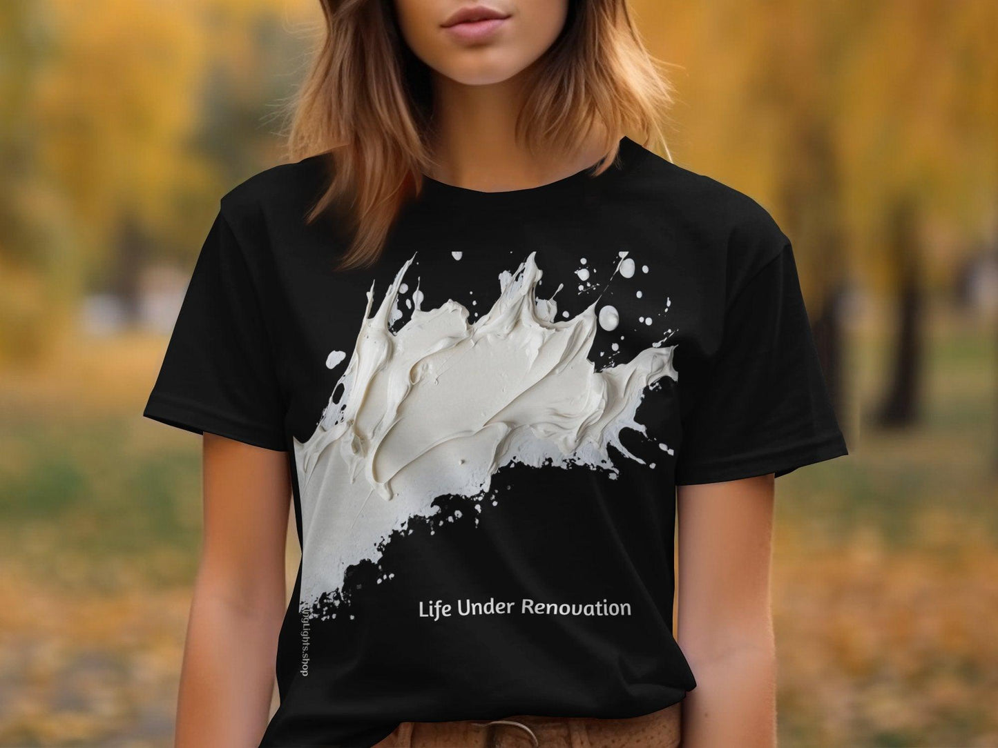 Walking Light's Motivational Collection of T-shirts, Hoodies, and Sweatshirts. "Life Under Renovation" design. - Walking Lights