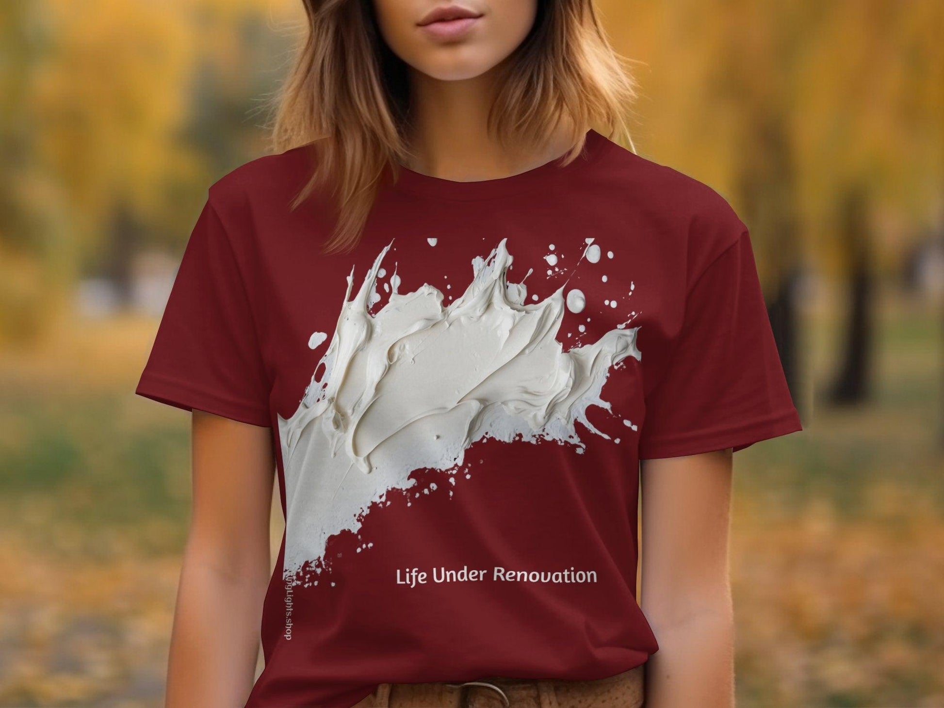 Walking Light's Motivational Collection of T-shirts, Hoodies, and Sweatshirts. "Life Under Renovation" design. - Walking Lights