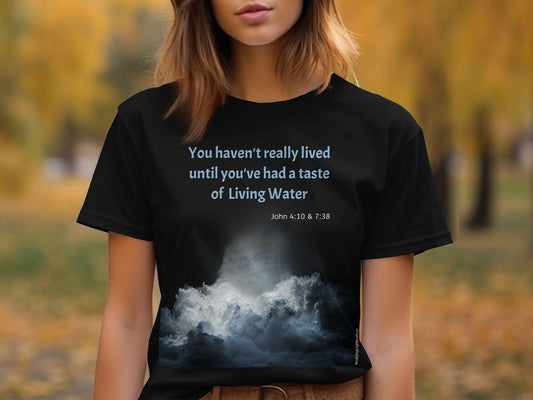 Walking Lights' Biblical Collection T-shirt and Sweatshirt. Christian T-Shirts. Living Water T-Shirts - Walking Lights